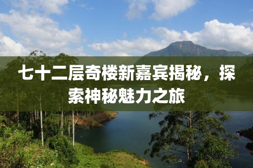 七十二层奇楼新嘉宾揭秘，探索神秘魅力之旅