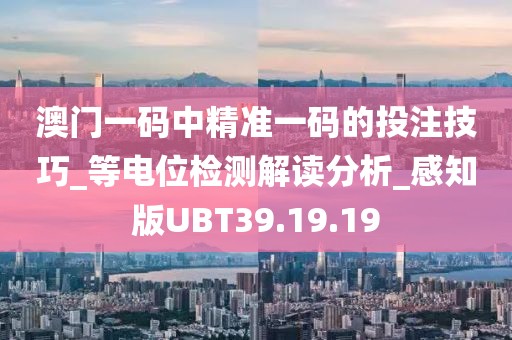 澳门一码中精准一码的投注技巧_等电位检测解读分析_感知版UBT39.19.19