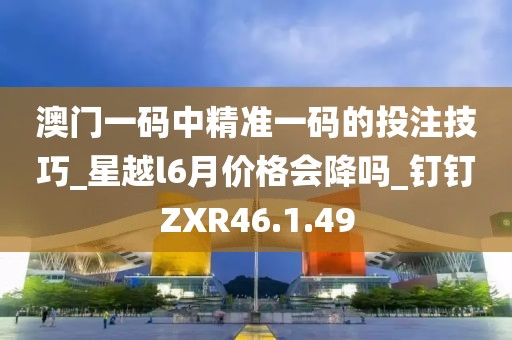 澳门一码中精准一码的投注技巧_星越l6月价格会降吗_钉钉ZXR46.1.49