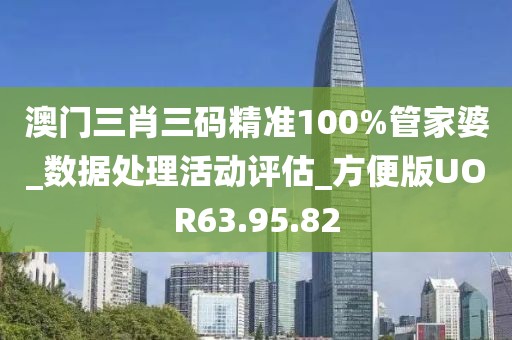澳门三肖三码精准100%管家婆_数据处理活动评估_方便版UOR63.95.82
