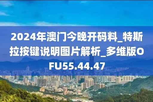 2024年澳门今晚开码料_特斯拉按键说明图片解析_多维版OFU55.44.47