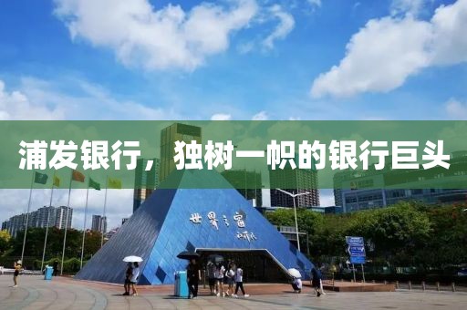 浦发银行，独树一帜的银行巨头