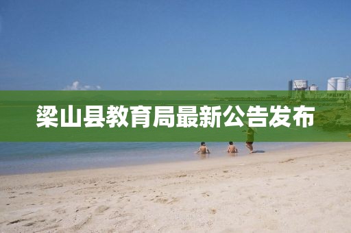 梁山县教育局最新公告发布