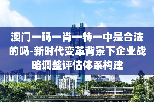 澳门一码一肖一特一中是合法的吗-新时代变革背景下企业战略调整评估体系构建