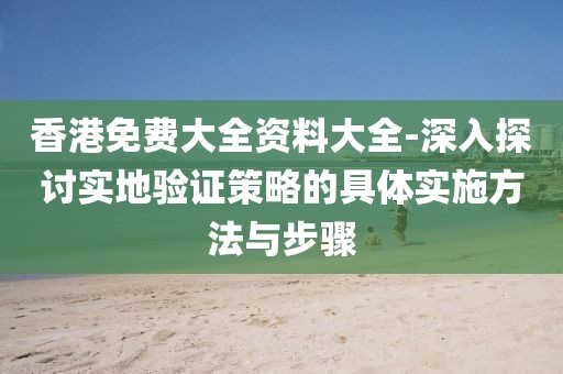 香港免费大全资料大全-深入探讨实地验证策略的具体实施方法与步骤