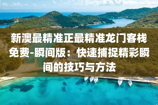 新澳最精准正最精准龙门客栈免费-瞬间版：快速捕捉精彩瞬间的技巧与方法