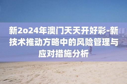 新2o24年澳门天天开好彩-新技术推动方略中的风险管理与应对措施分析