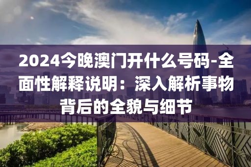 2024今晚澳门开什么号码-全面性解释说明：深入解析事物背后的全貌与细节