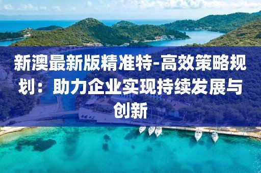 新澳最新版精准特-高效策略规划：助力企业实现持续发展与创新