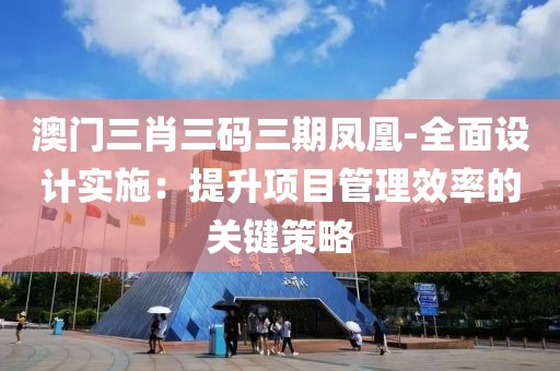 澳门三肖三码三期凤凰-全面设计实施：提升项目管理效率的关键策略