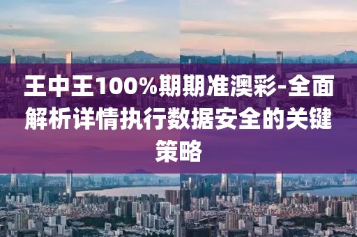 王中王100%期期准澳彩-全面解析详情执行数据安全的关键策略