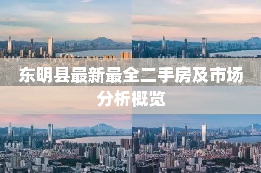 东明县最新最全二手房及市场分析概览