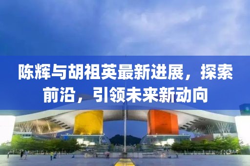 陈辉与胡祖英最新进展，探索前沿，引领未来新动向
