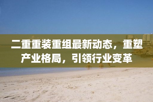 二重重装重组最新动态，重塑产业格局，引领行业变革