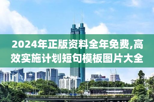 2024年正版资料全年免费,高效实施计划短句模板图片大全