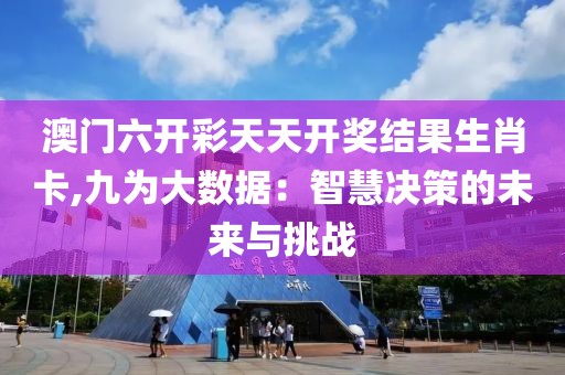 澳门六开彩天天开奖结果生肖卡,九为大数据：智慧决策的未来与挑战