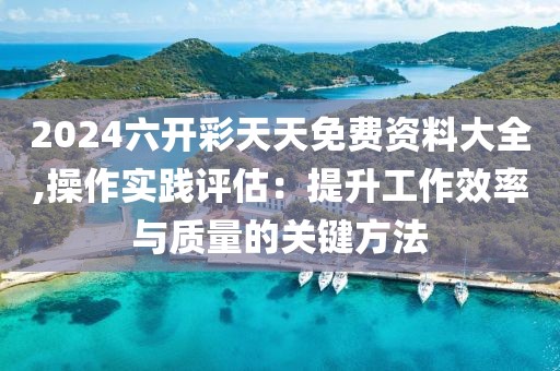 2024六开彩天天免费资料大全,操作实践评估：提升工作效率与质量的关键方法