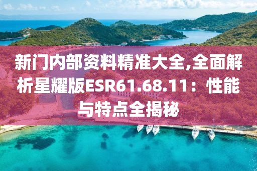 新门内部资料精准大全,全面解析星耀版ESR61.68.11：性能与特点全揭秘