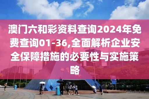 澳门六和彩资料查询2024年免费查询01-36,全面解析企业安全保障措施的必要性与实施策略