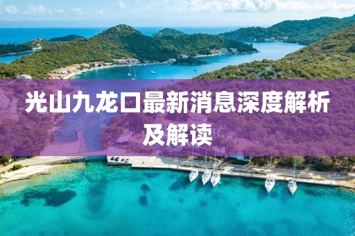 光山九龙口最新消息深度解析及解读