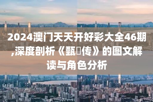 2024澳门天天开好彩大全46期,深度剖析《甄嬛传》的图文解读与角色分析