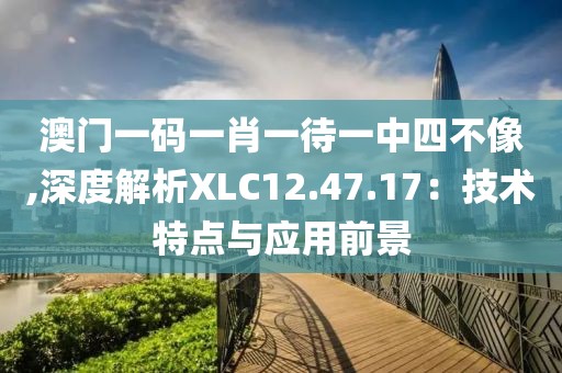 澳门一码一肖一待一中四不像,深度解析XLC12.47.17：技术特点与应用前景