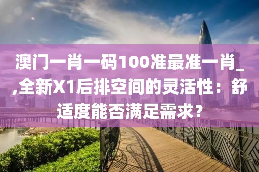 澳门一肖一码100准最准一肖_,全新X1后排空间的灵活性：舒适度能否满足需求？