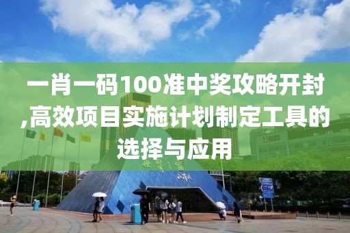 一肖一码100准中奖攻略开封,高效项目实施计划制定工具的选择与应用
