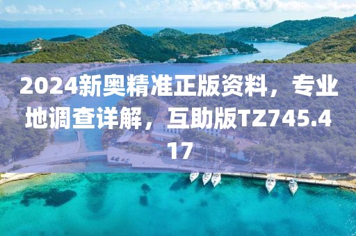 2024新奥精准正版资料，专业地调查详解，互助版TZ745.417