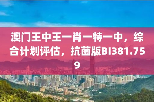 澳门王中王一肖一特一中，综合计划评估，抗菌版BI381.759