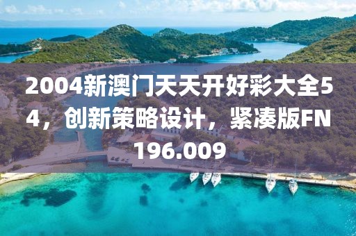 2004新澳门天天开好彩大全54，创新策略设计，紧凑版FN196.009