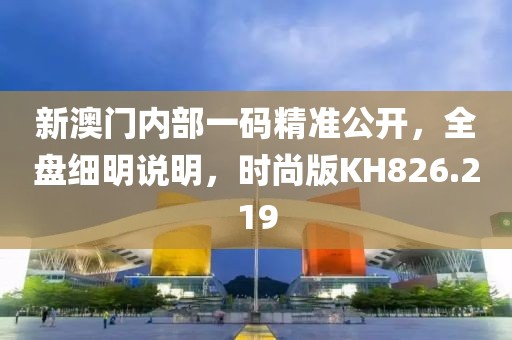 新澳门内部一码精准公开，全盘细明说明，时尚版KH826.219