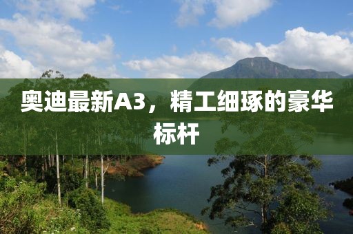 奥迪最新A3，精工细琢的豪华标杆