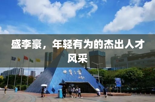 盛李豪，年轻有为的杰出人才风采
