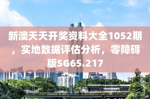 新澳天天开奖资料大全1052期，实地数据评估分析，零障碍版SG65.217