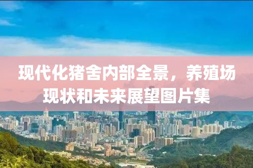 现代化猪舍内部全景，养殖场现状和未来展望图片集