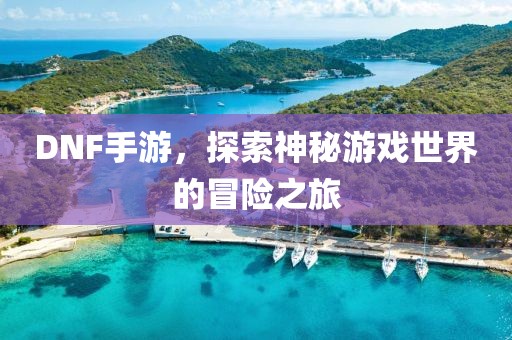 DNF手游，探索神秘游戏世界的冒险之旅