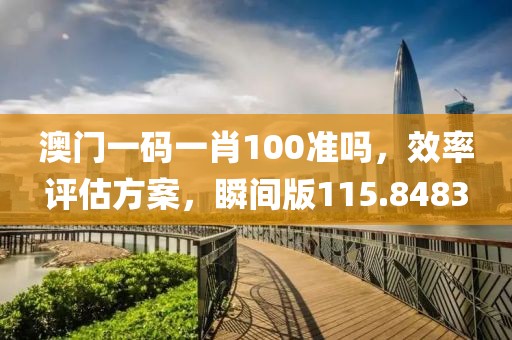 澳门一码一肖100准吗，效率评估方案，瞬间版115.8483