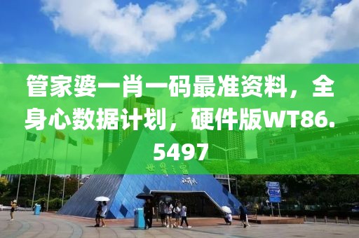 管家婆一肖一码最准资料，全身心数据计划，硬件版WT86.5497