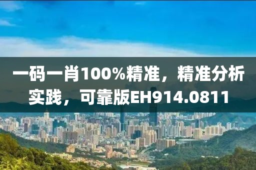 一码一肖100%精准，精准分析实践，可靠版EH914.0811