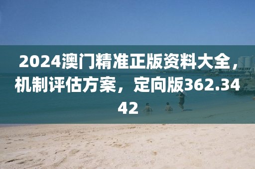 2024澳门精准正版资料大全，机制评估方案，定向版362.3442