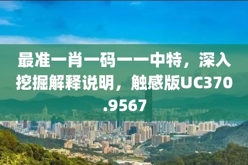 最准一肖一码一一中特，深入挖掘解释说明，触感版UC370.9567