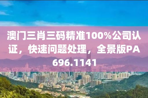 澳门三肖三码精准100%公司认证，快速问题处理，全景版PA696.1141