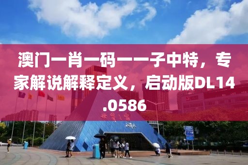 澳门一肖一码一一子中特，专家解说解释定义，启动版DL14.0586
