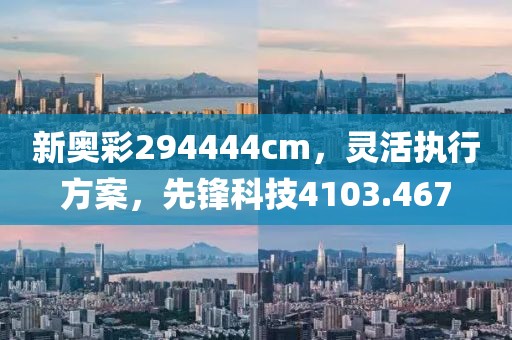 新奥彩294444cm，灵活执行方案，先锋科技4103.467