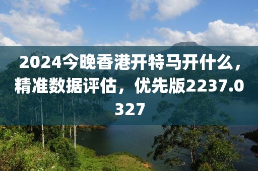 2024今晚香港开特马开什么，精准数据评估，优先版2237.0327