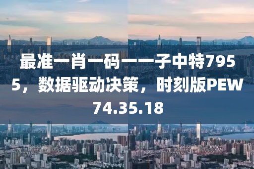 最准一肖一码一一子中特7955，数据驱动决策，时刻版PEW74.35.18