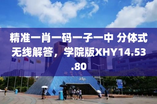 精准一肖一码一子一中 分体式无线解答，学院版XHY14.53.80