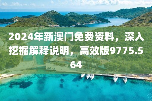 2024年新澳门免费资料，深入挖掘解释说明，高效版9775.564