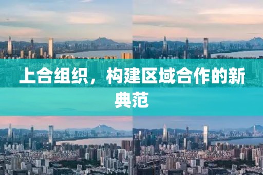 上合组织，构建区域合作的新典范